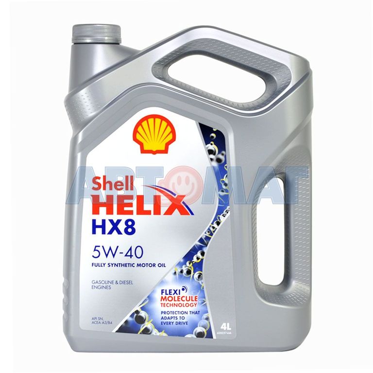 Купить  моторное Shell Helix HX8 5W40 4л синтетическое в Санкт .
