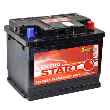 Аккумулятор EXTRA START (Катод) - 60 А/ч 540А +R