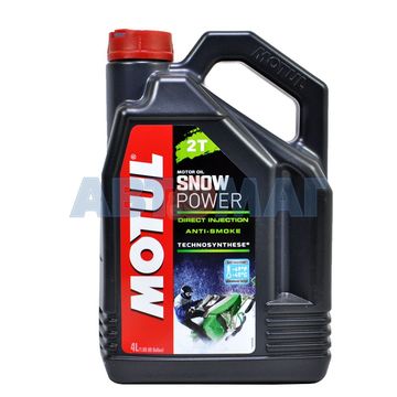 Масло моторное Motul Snowpower 2T 4л полусинтетическое