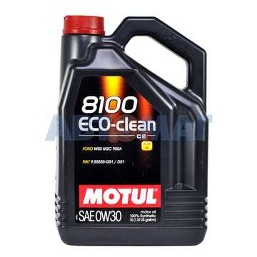 Масло моторное Motul 8100 Eco-Clean 0w30 С2 5л синтетическое