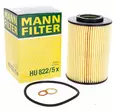 Фильтр масляный MANN HU 822/5x Hyundai
