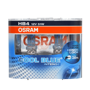 Комплект автолампа OSRAM Cool Blue Intense HB4 51W 12V (9006 CBI_HCB)