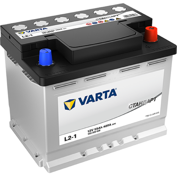 Аккумулятор VARTA 555 300 048 6СТ-55.0 L2-1  480А Стандарт
