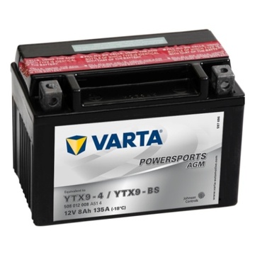 Аккумулятор мото VARTA AGM 508 012 008 YTX9-BS