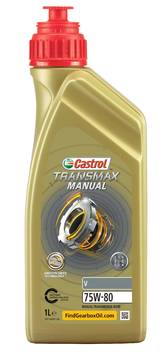 Масло трансмиссионное Castrol Transmax Manual V 75w80 GL-4+ 1л синтетическое